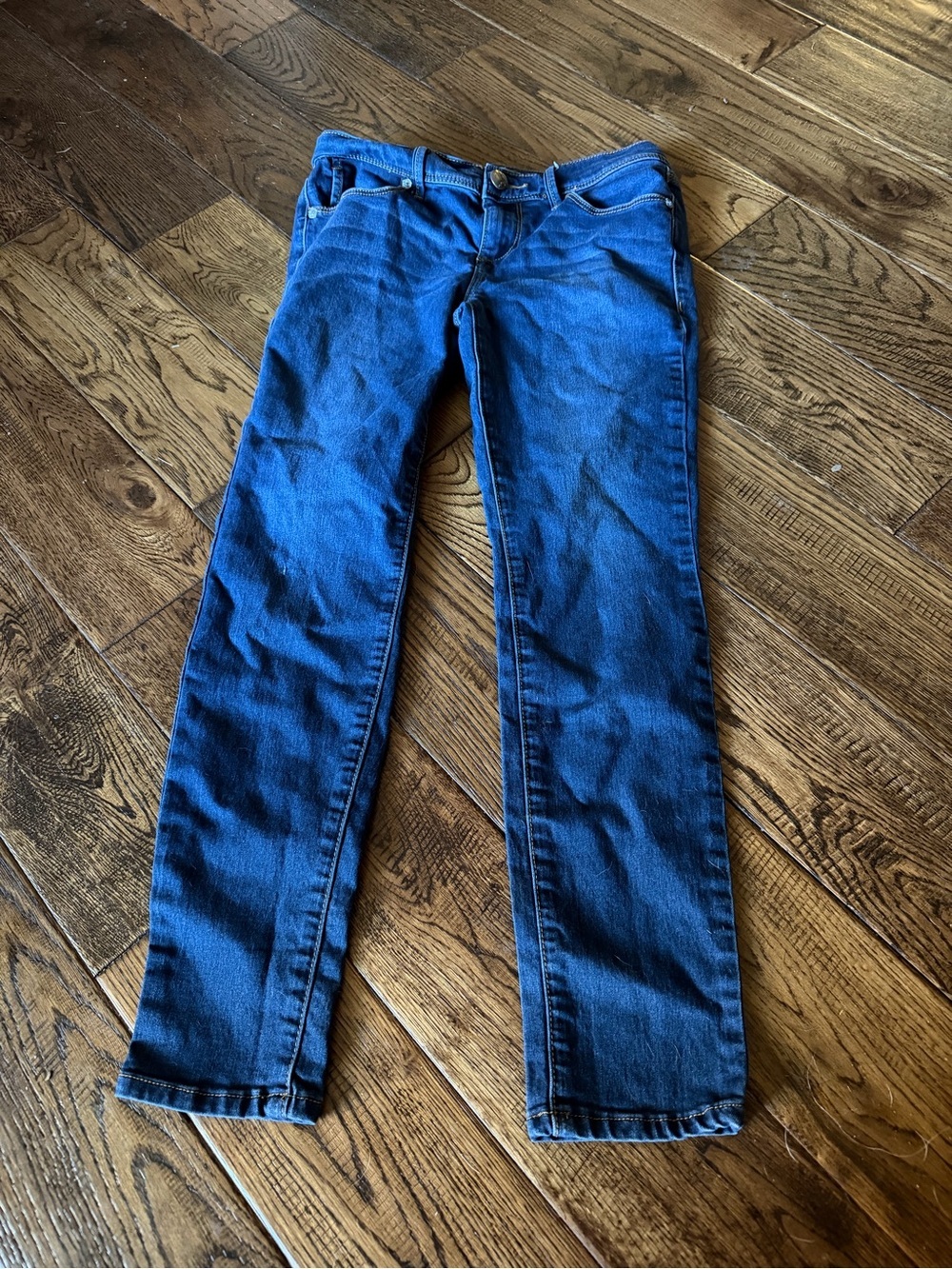 Free People Classic Dark Blue Straight-Leg Jeans Size 26